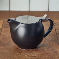 Black Porcelain Teapot